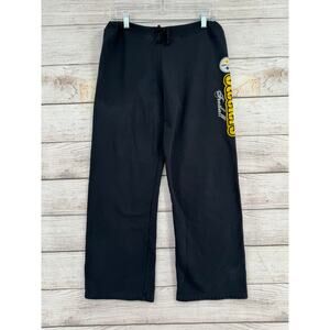 NFL Team Apparel Pittsburgh Steelers Sweatpants Womens Medium Black Yellow